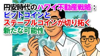 円安時代のハワイ不動産戦略:ビットコインとステーブルコインが切り拓く新たな可能性